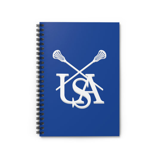 USA Lacrosse Spiral Notebook - Ruled Line (8" x 6")