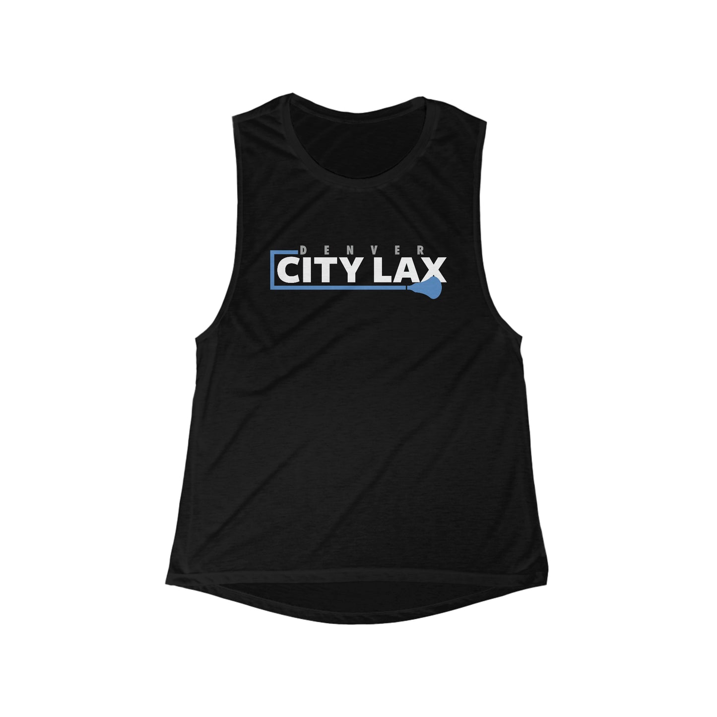 Women's Denver City Lax Bella + Canvas Flowy Scoop Sport Tank