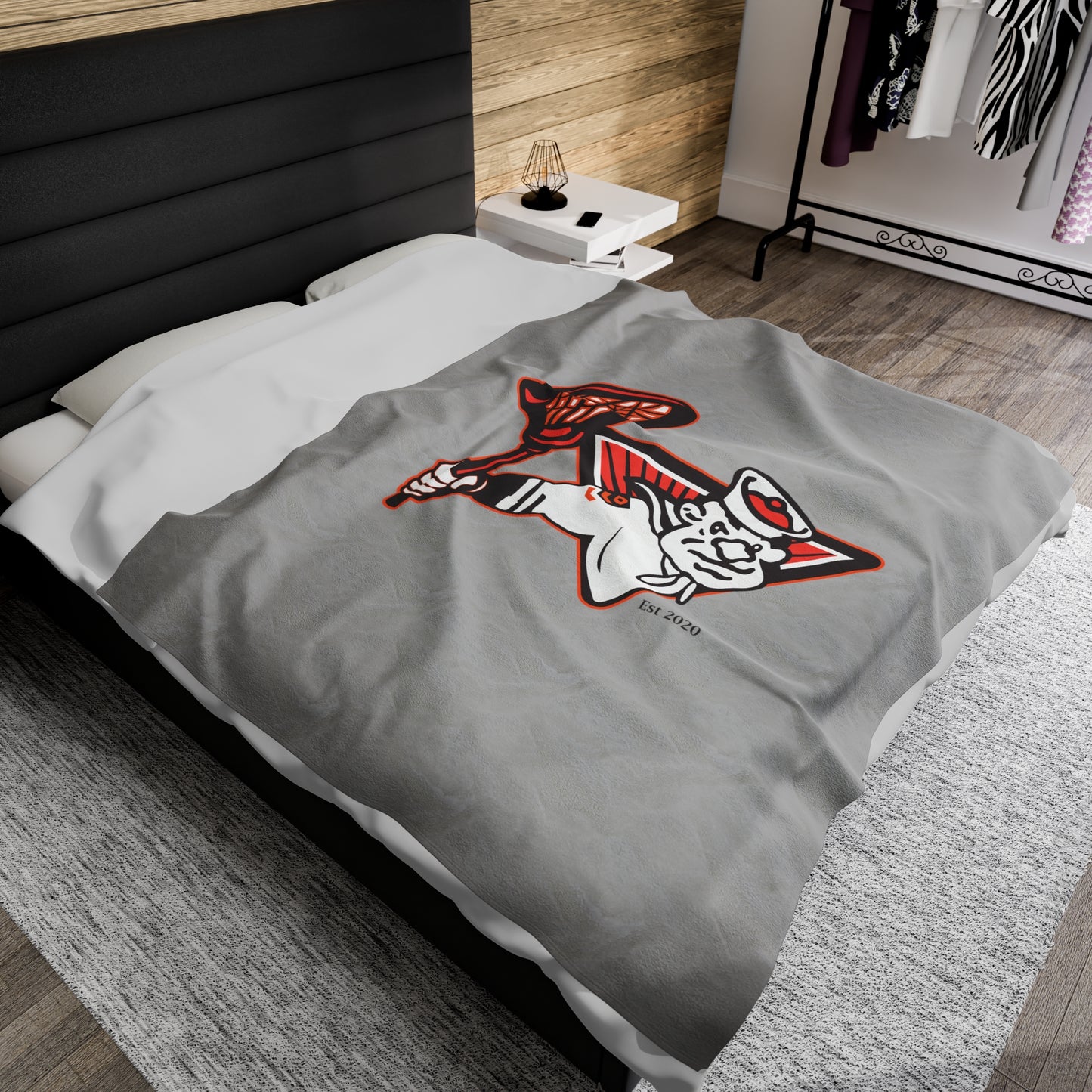 Sailors Lax Velveteen Plush Blanket