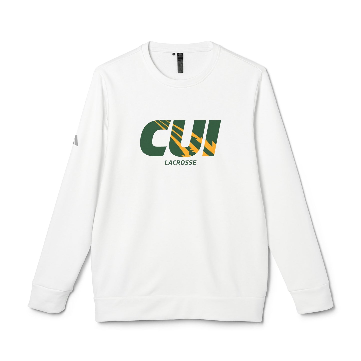 Adult CUI Lacrosse Adidas Fleece Crewneck Sweatshirt