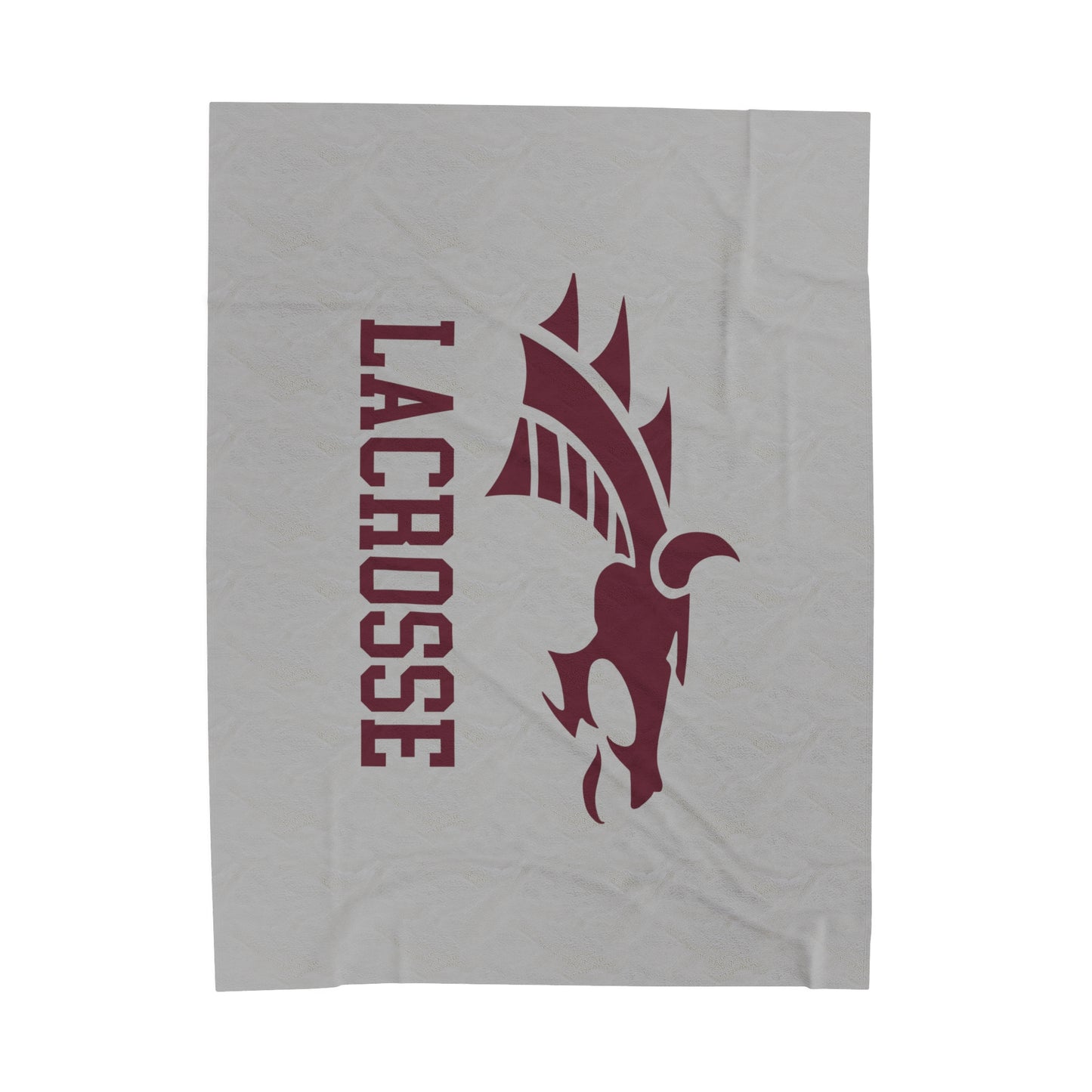 Collierville Lacrosse Velveteen Plush Blanket