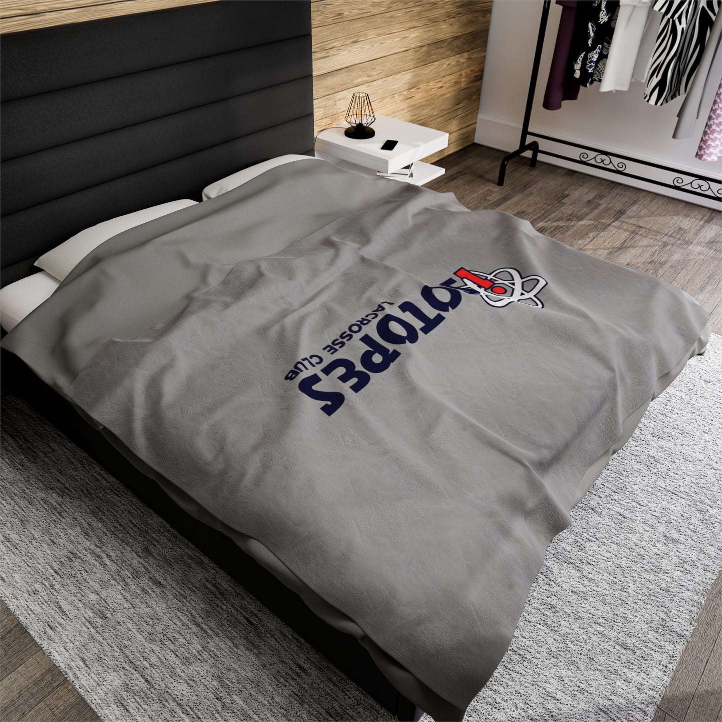 Isotopes Lacrosse Velveteen Plush Blanket