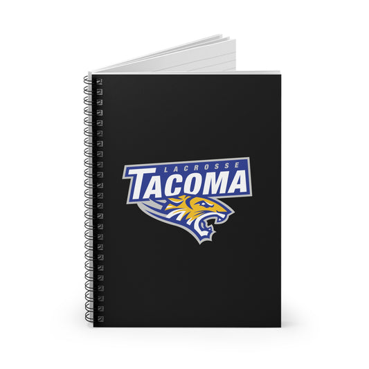 Tacoma Tigers Lacrosse Spiral Notebook - Ruled Line (8" x 6")