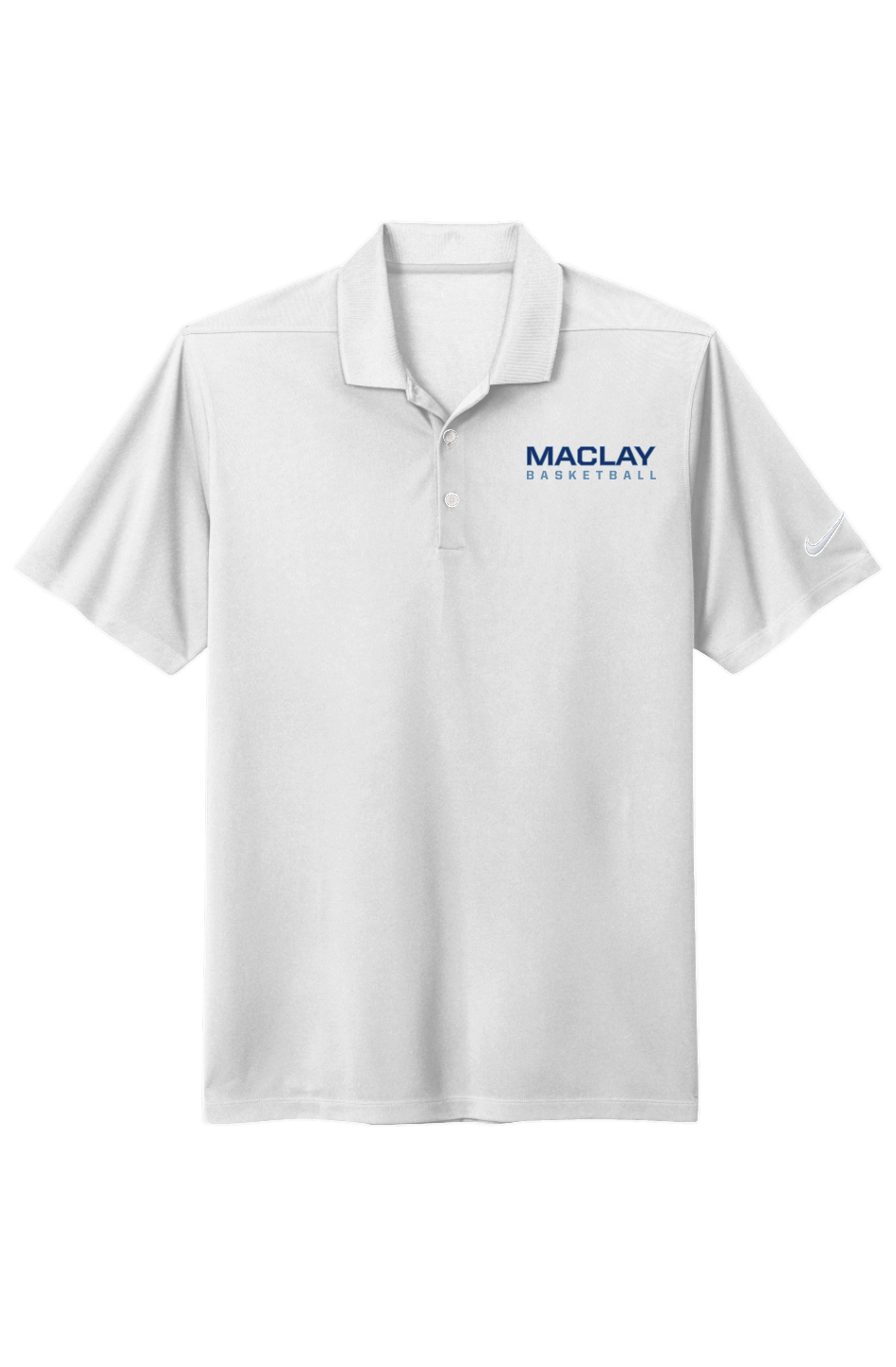 Adult Maclay Basketball Nike Dri-FIT Micro Pique 2.0 Polo