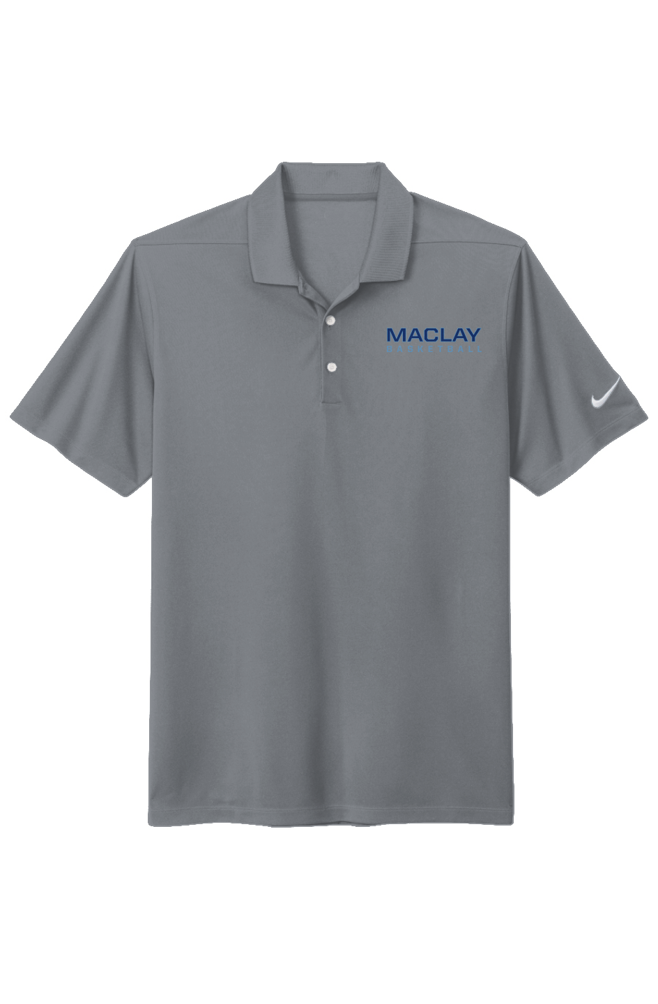 Adult Maclay Basketball Nike Dri-FIT Micro Pique 2.0 Polo