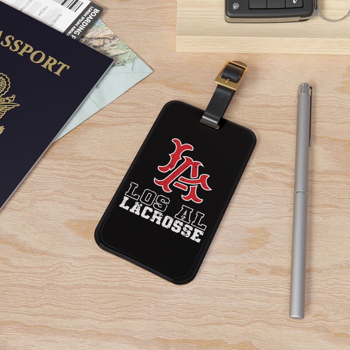 Los Al Lacrosse Luggage Tag