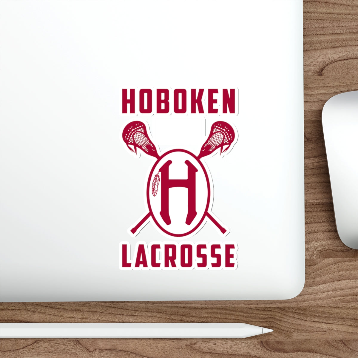 Hoboken Lacrosse Die-Cut Sticker