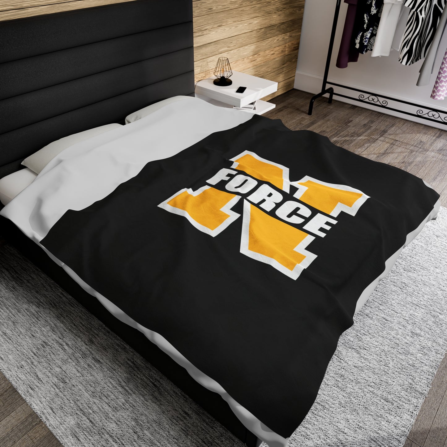 Napa Force Lacrosse Club Velveteen Plush Blanket (60" x 80")