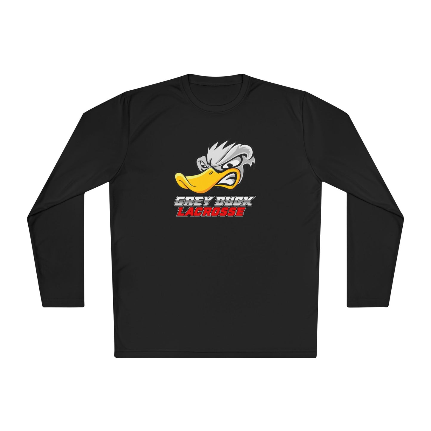 Adult Grey Duck Sport-Tek LS Shirt