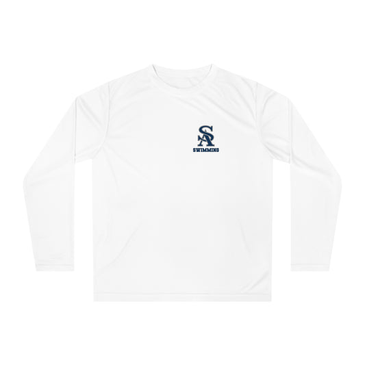 Adult Saints Swimming Team 365 Performance Long Sleeve Shirt