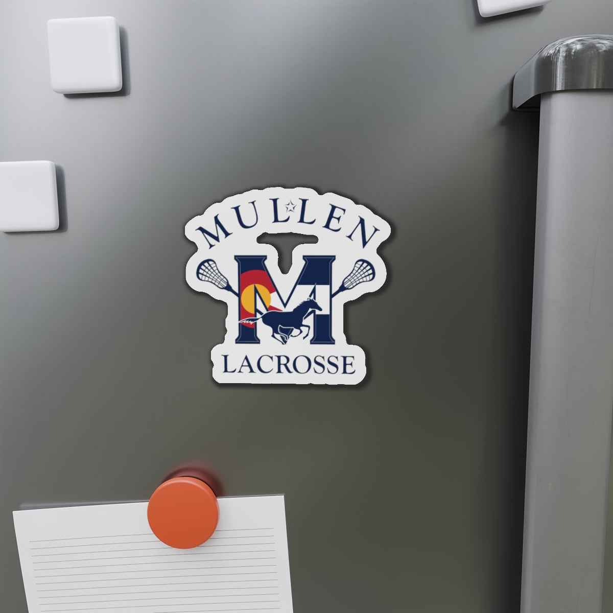 Mullen Lacrosse Die-Cut Magnet