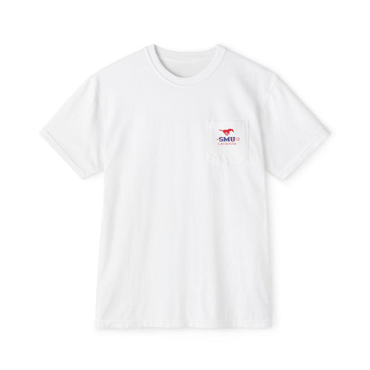 Adult SMU Lacrosse Comfort Colors Pocket Tee