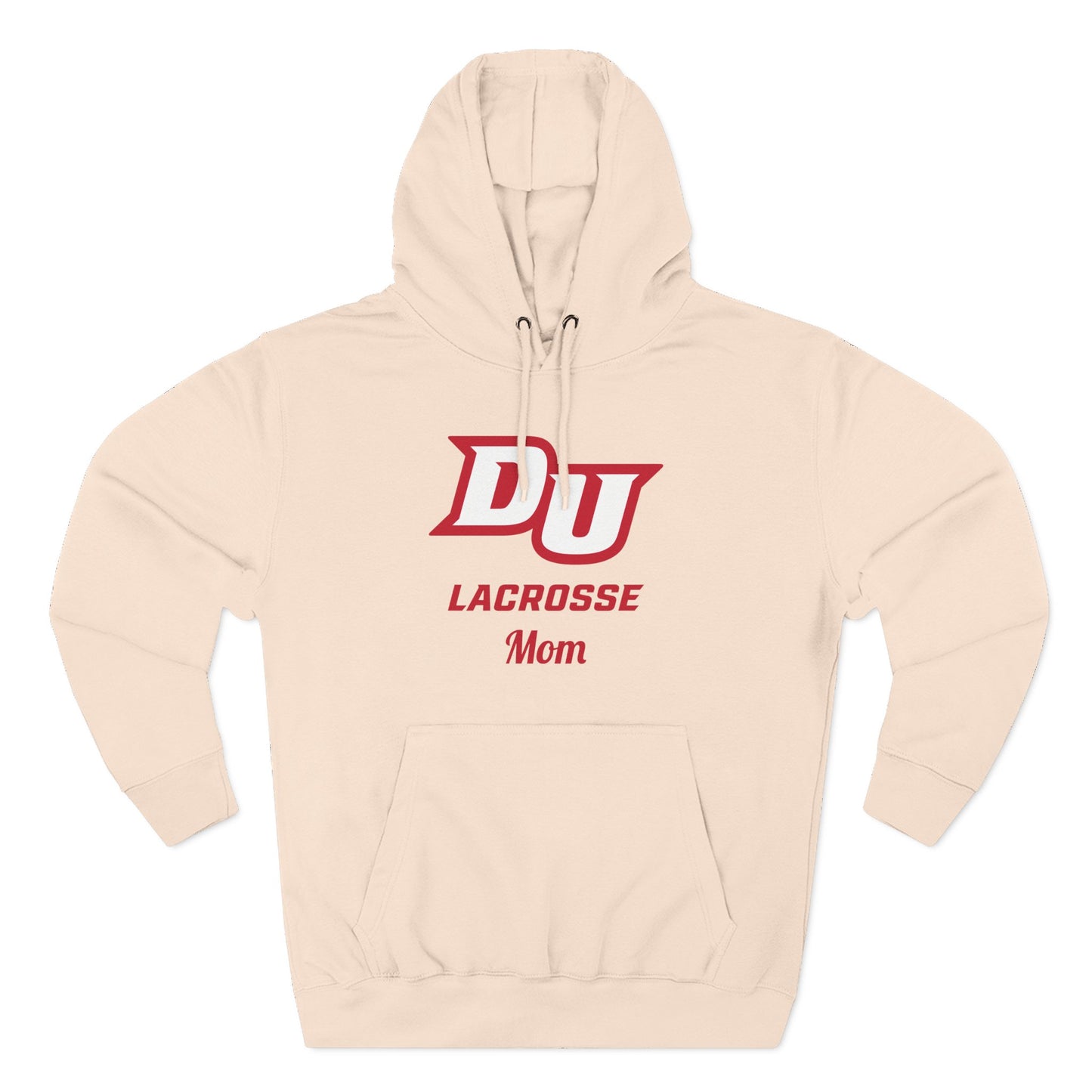 Adult Drury Lacrosse Premium Pullover Hoodie - Mom