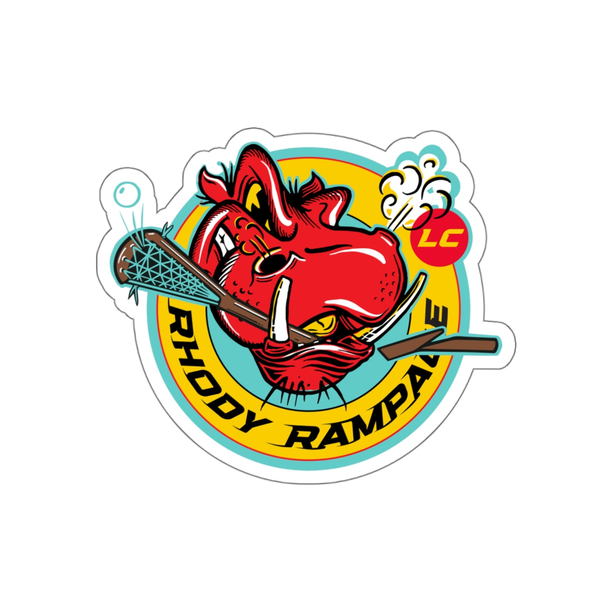 RI Rampage Die-Cut Stickers
