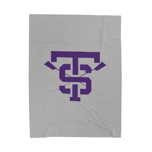 UST Rowing Velveteen Plush Blanket (60" x 80")