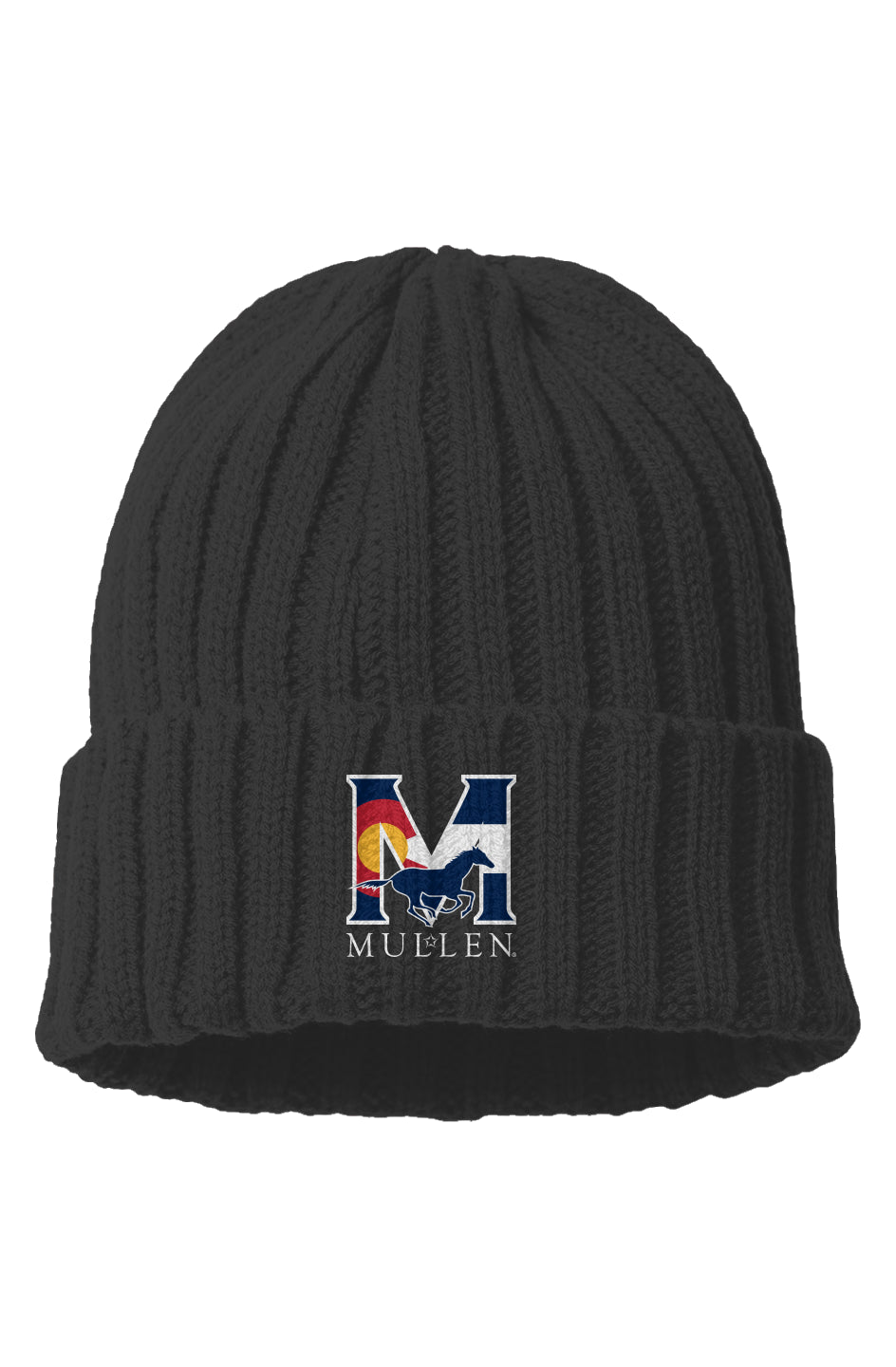 Mullen HS Cable Knit Beanie