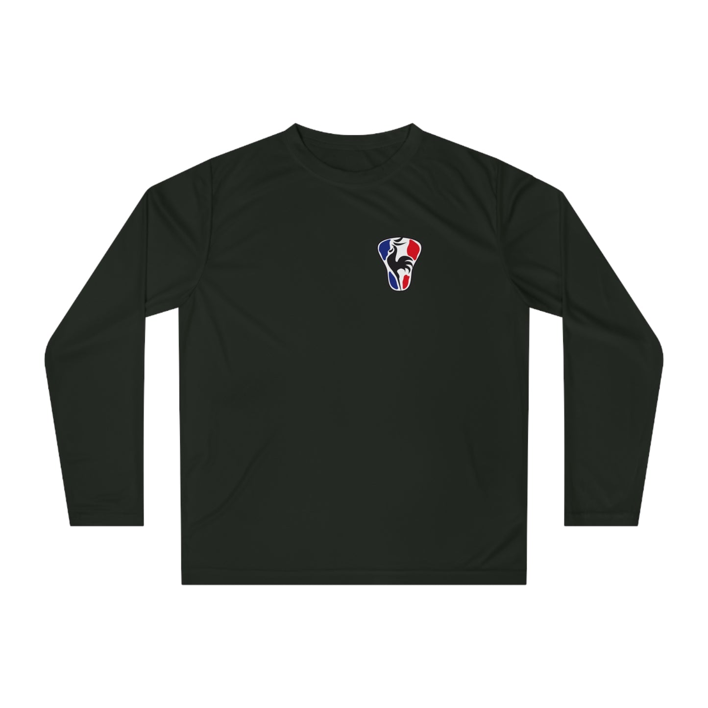 Adult France Lacrosse Team 365 Performance Long Sleeve Shirt