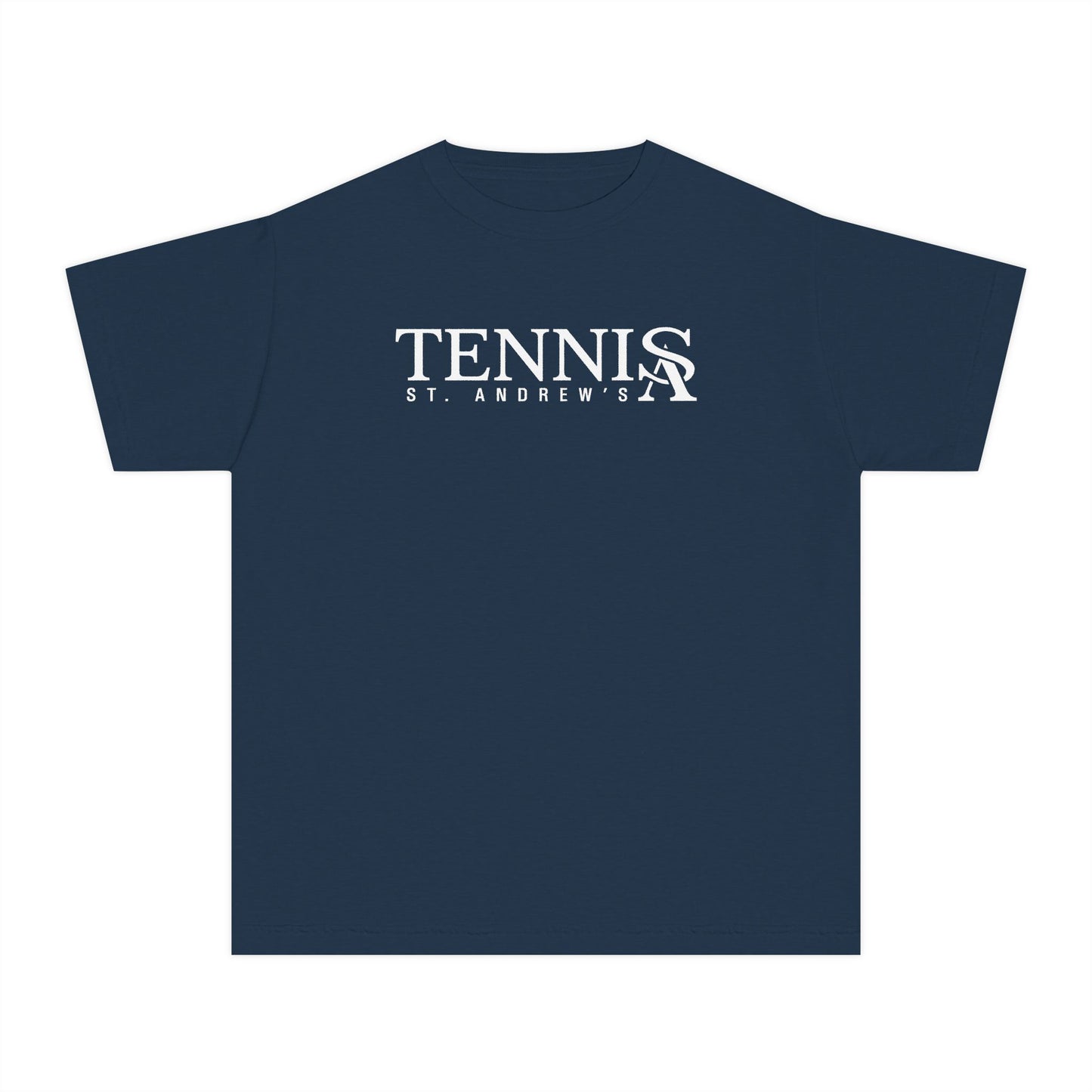 Youth Saints Tennis Comfort Colors Garment Dyed T-Shirt