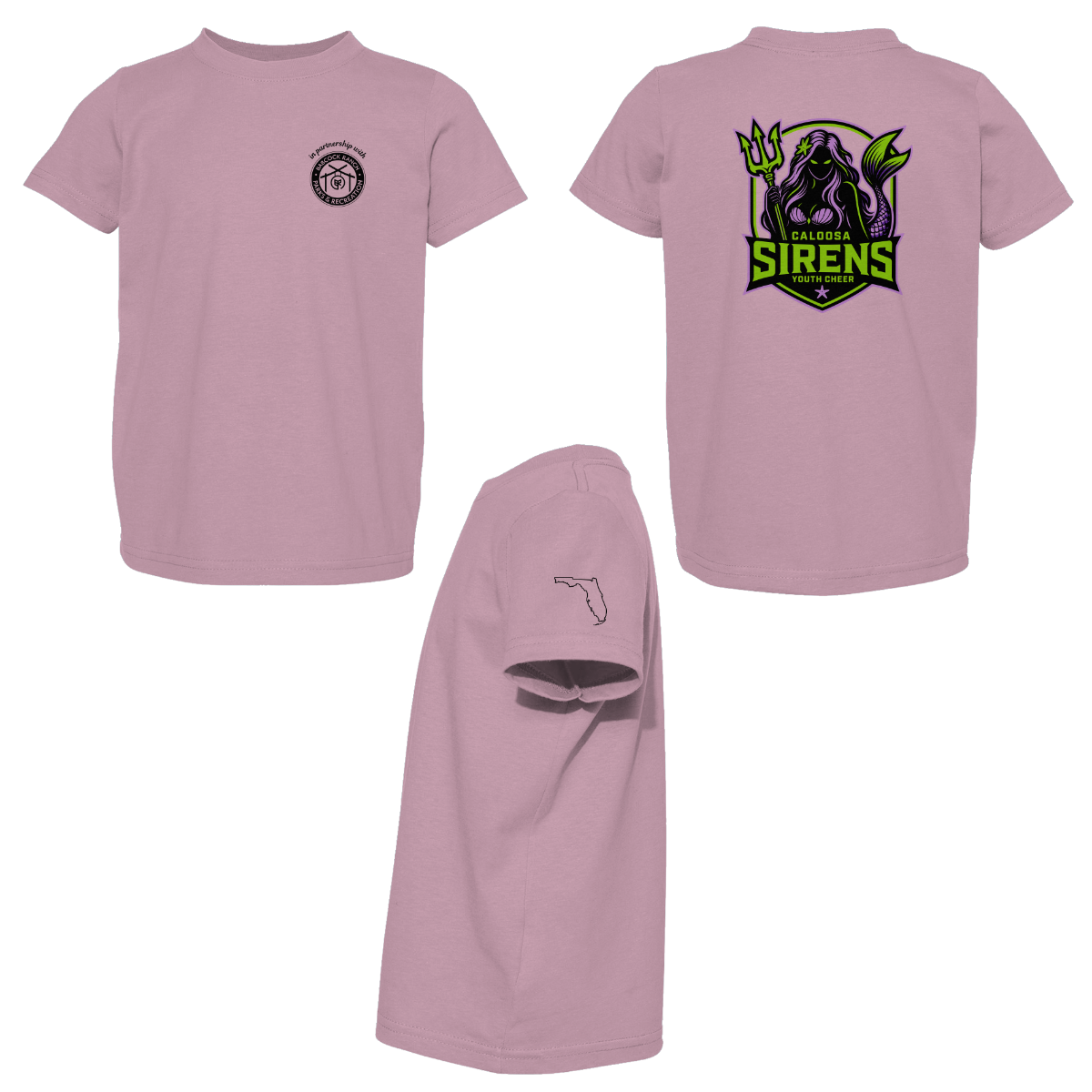 Toddler Caloosa Sirens Rabbit Skins T-Shirt