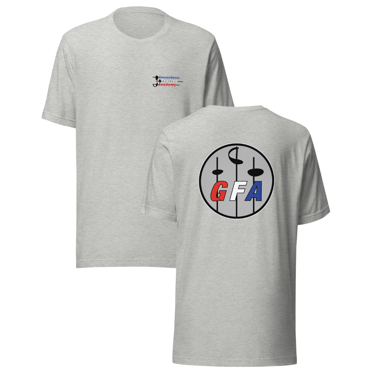 Adult Greensboro Fencing Academy Bella + Canvas Cotton Jersey T-Shirt