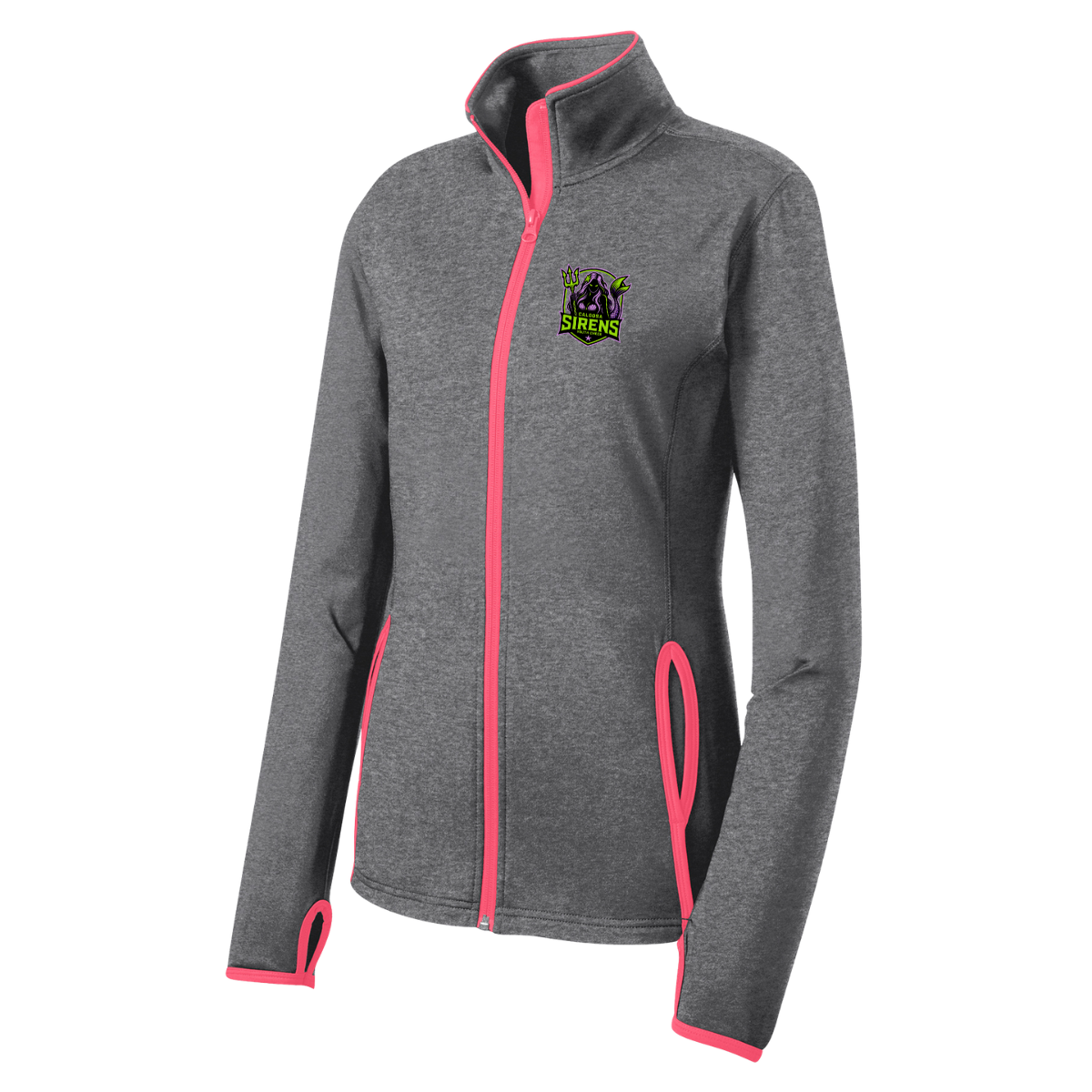 Women's Caloosa Sirens Sport-Tek Sport-Wick Stretch Full Zip Jacket