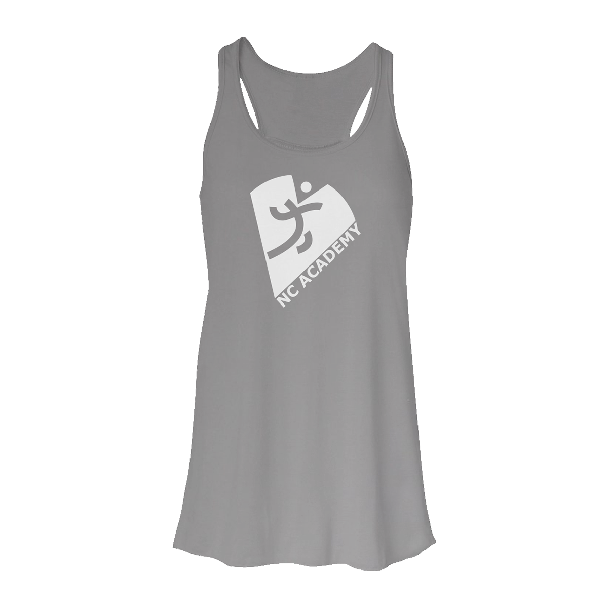 Women's NC Academy Bella + Canvas Flowy Racerback Tank