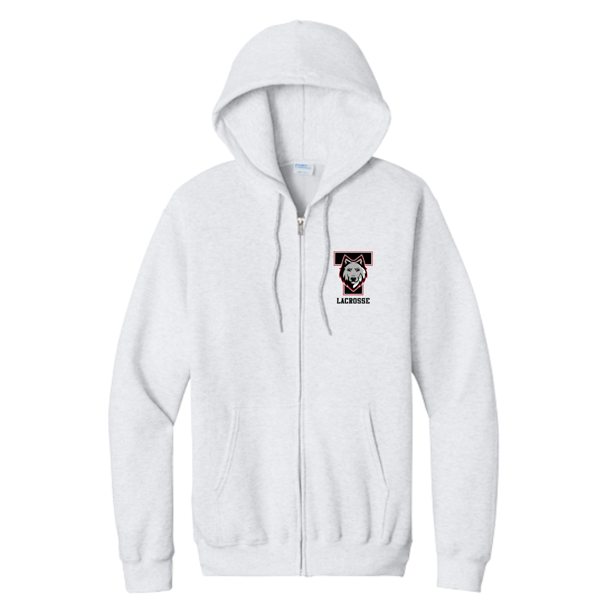 Adult Tualatin Lacrosse Port & Company Full Zip Hoodie