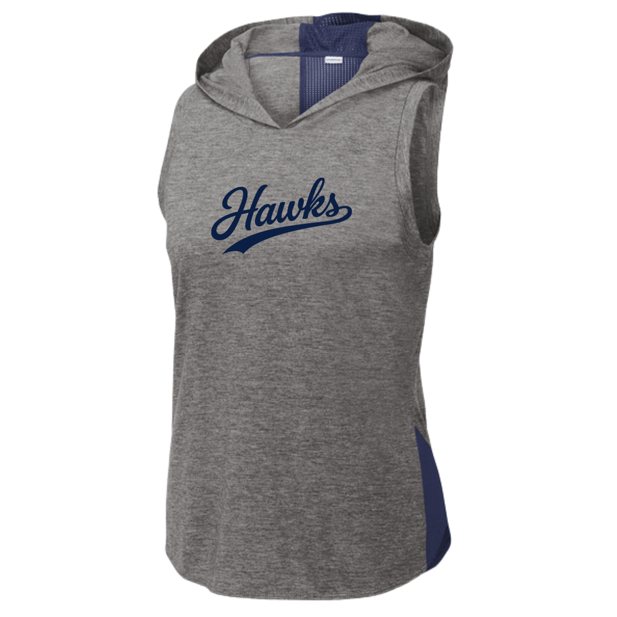 Women's Hopewell Hawks Sport-Tek PosiCharge Tri-Blend Hoodie Tank