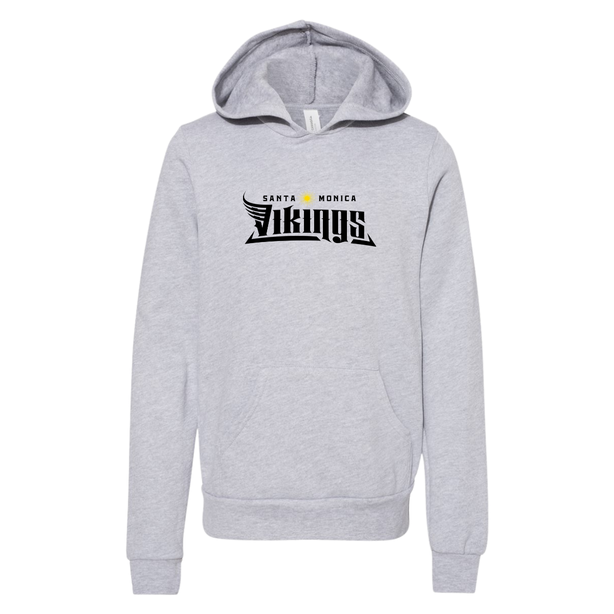 Youth Santa Monica Vikings Bella + Canvas Pullover Hoodie