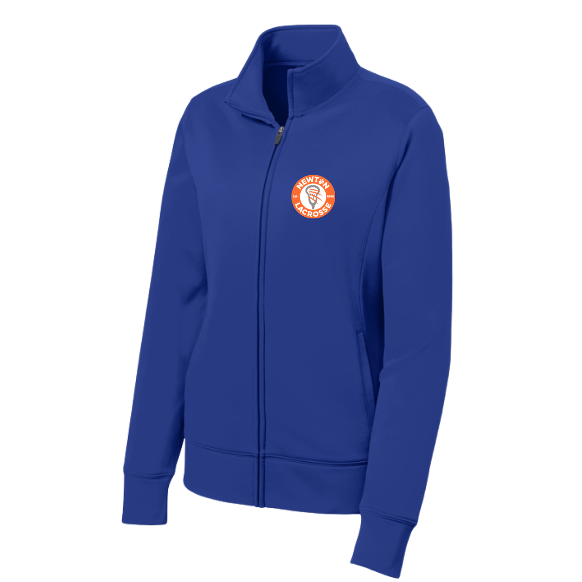 Women's Newton Lacrosse Sport-Tek Fleece Full-Zip Jacket