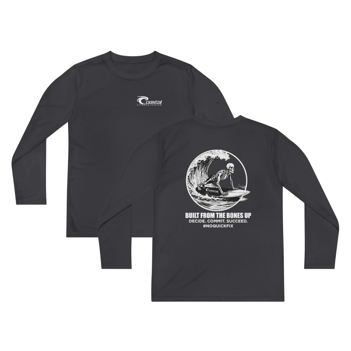 Youth Coastal Fitness Center Sport-Tek Long Sleeve Competitor Tee