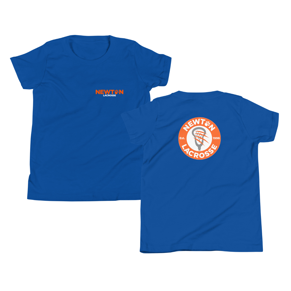 Youth Newton Lacrosse Bella + Canvas Staple Tee