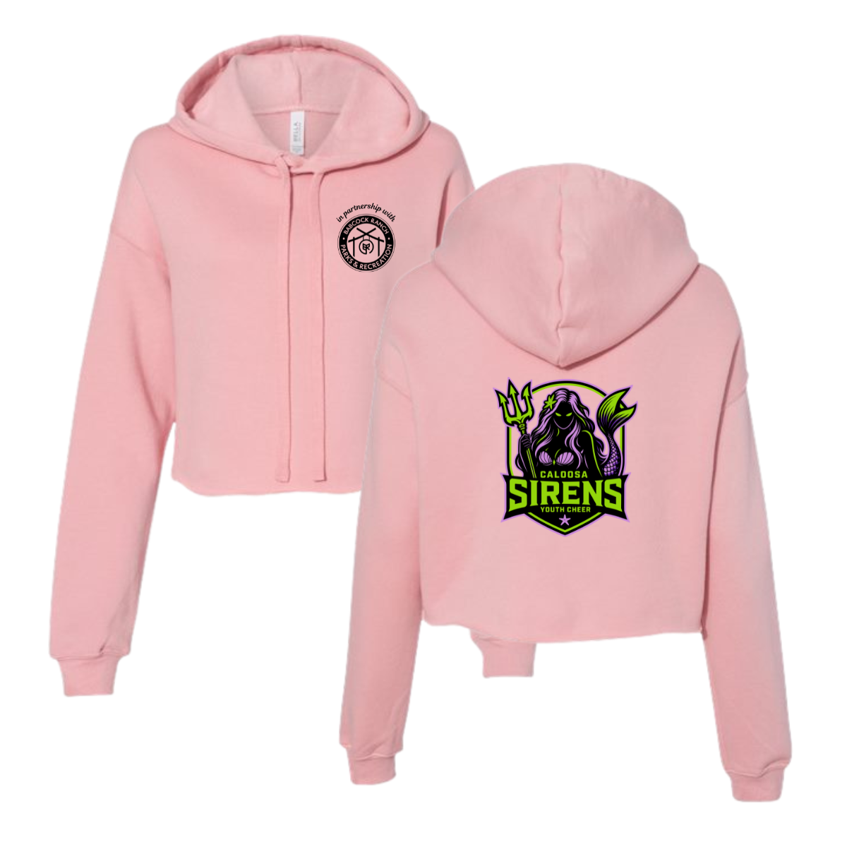 Women's Caloosa Reapers Bella + Canvas Cropped Hoodie