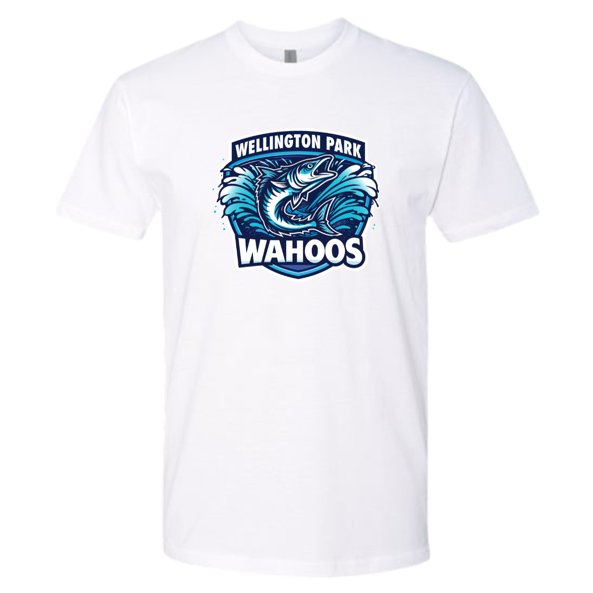 Adult Wellington Park Wahoos Next Level Cotton T-Shirt