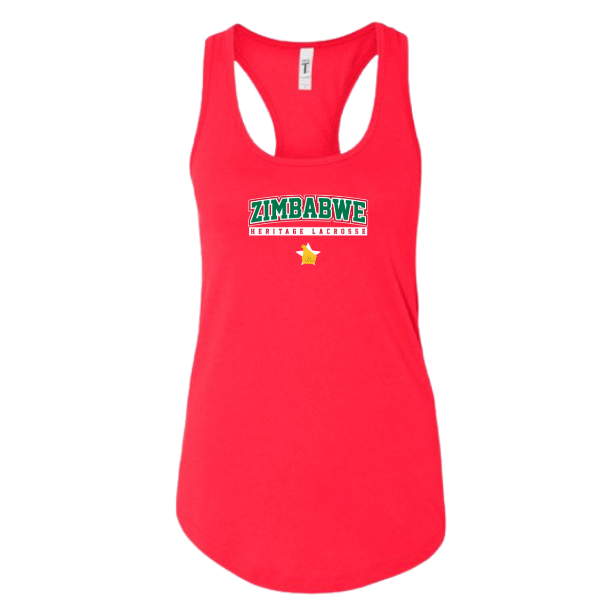 Women's Zimbabwe Lacrosse Ideal Racerback Tank