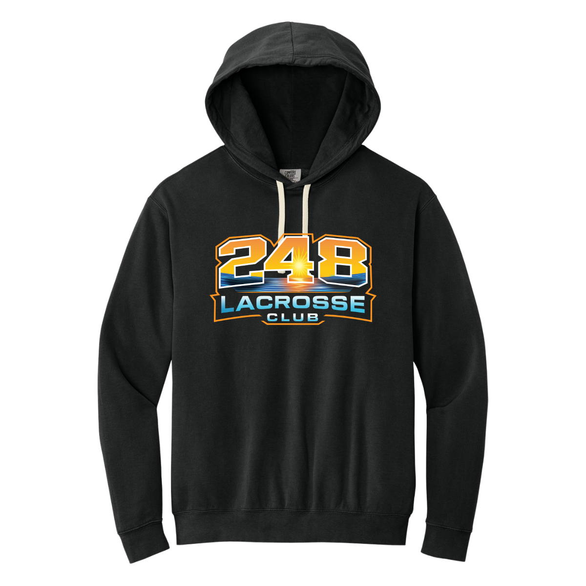 Adult 248 Lacrosse Comfort Colors Lightweight Hoodie