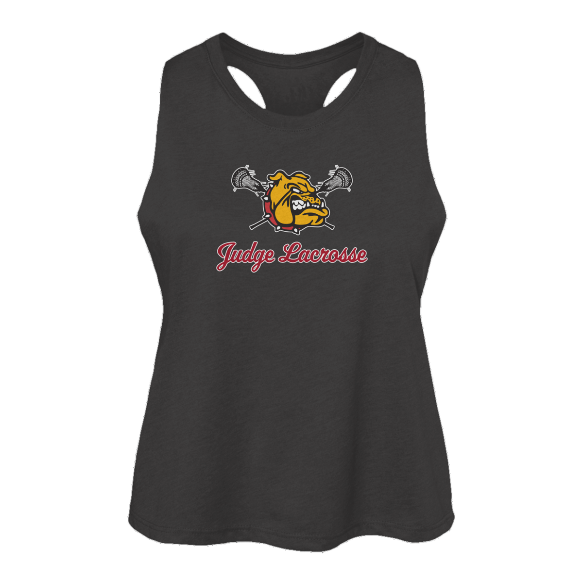 Women's Judge Lax Racerback Cropped Tank