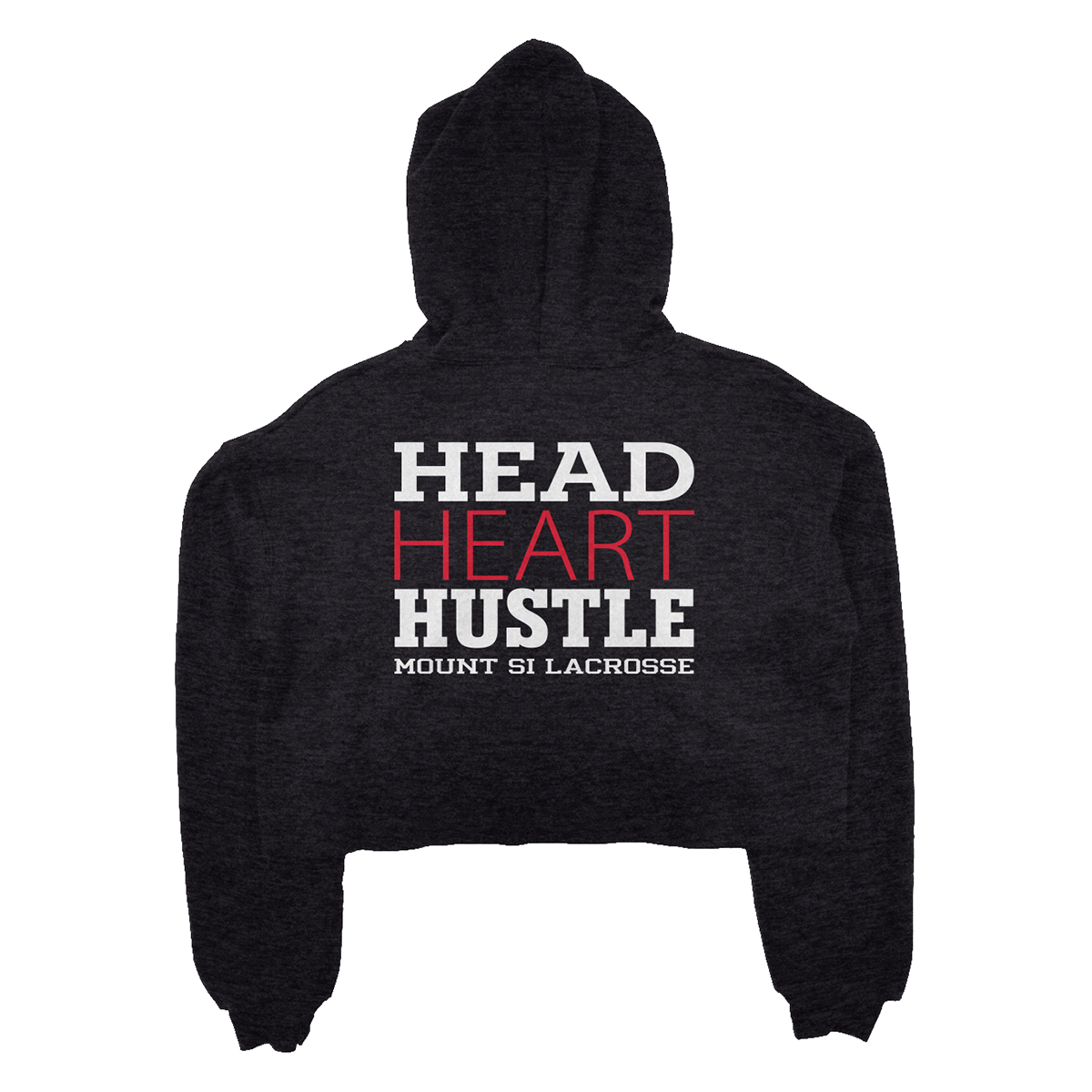 Women's Mt Si Lacrosse Bella + Canvas Cropped Hoodie