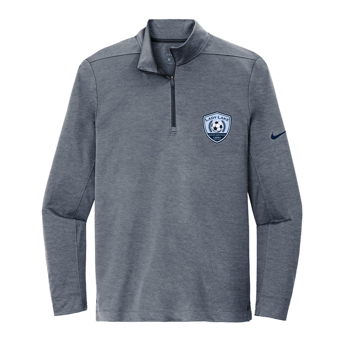 Adult Lady Lake Soccer Association Nike Dry 1/2 Zip Cover Up