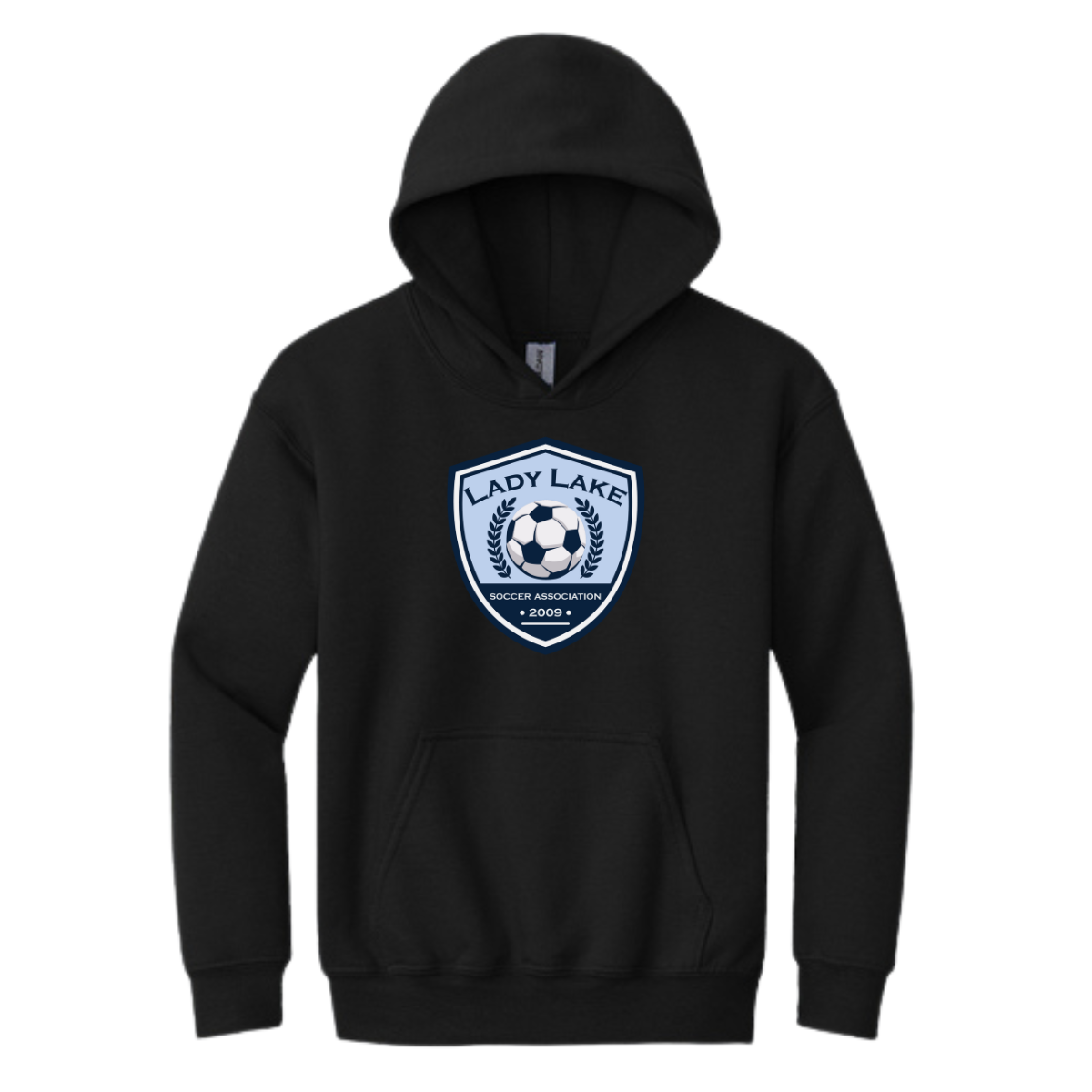 Youth Lady Lake Soccer Association Gildan Hoodie