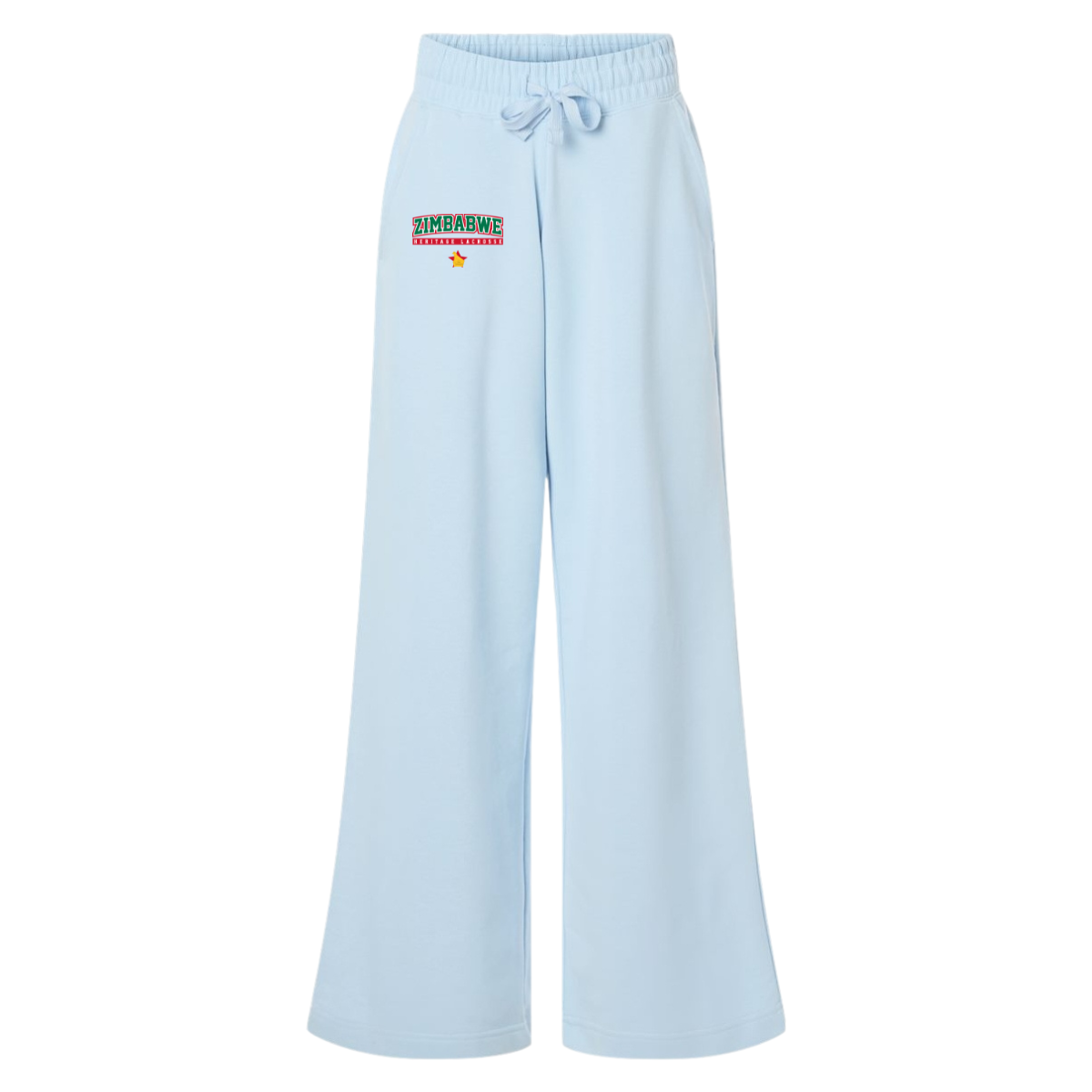 Women's Zimbabwe Lacrosse French Terry Wide Leg Pants
