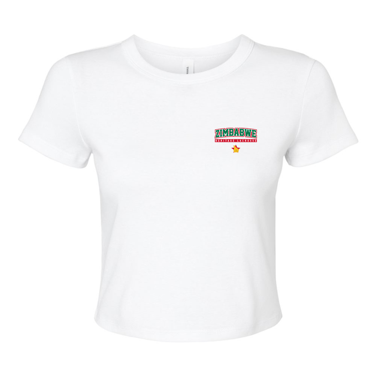 Women's Zimbabwe Lacrosse Bella + Canvas Micro Rib Baby Tee