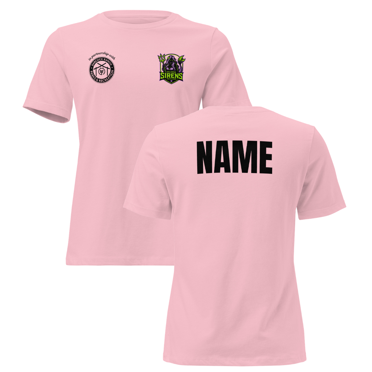 Personalizable - Women's Caloosa Sirens Bella + Canvas Relaxed T-Shirt