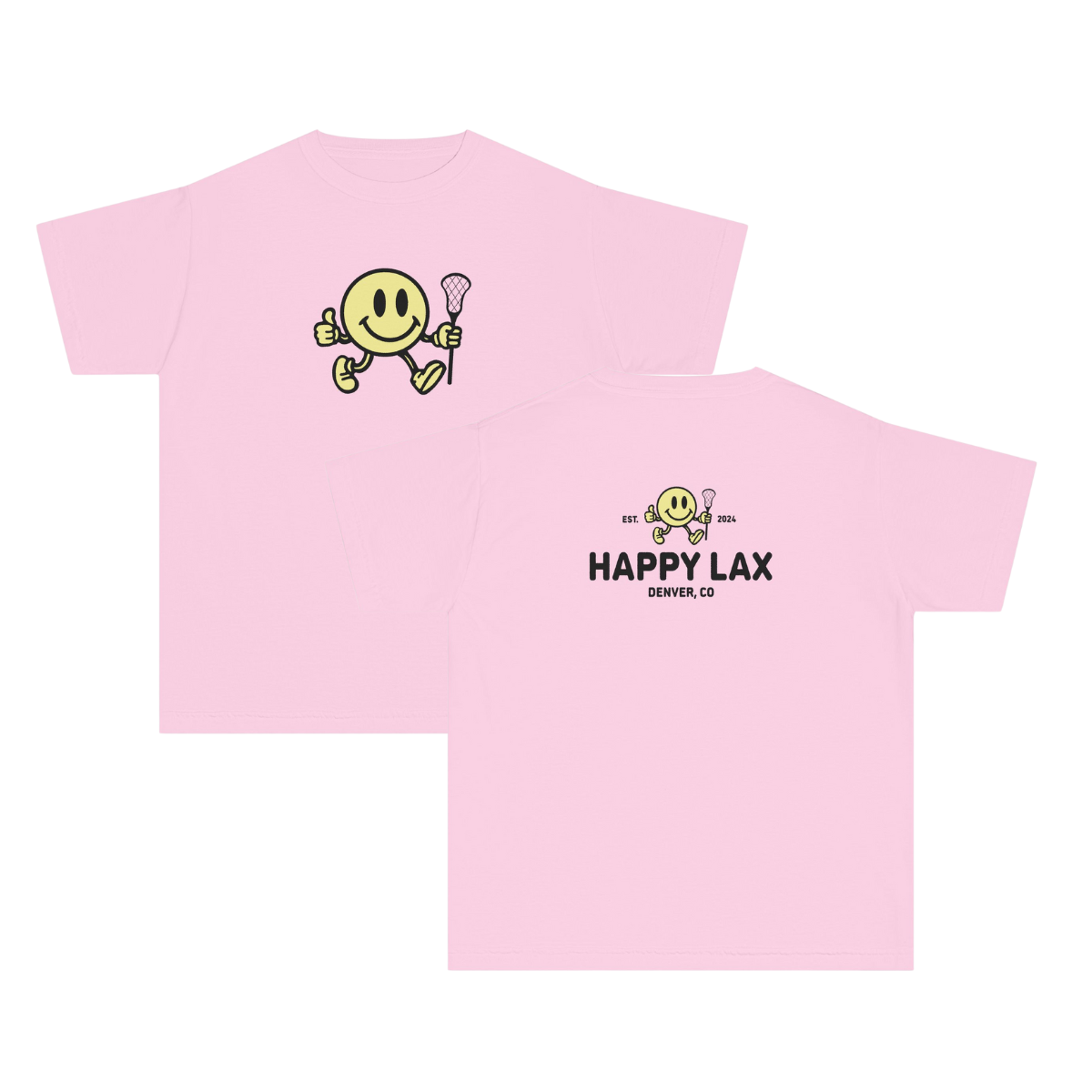 Youth Happy Lax Comfort Colors Garment Dyed T-Shirt