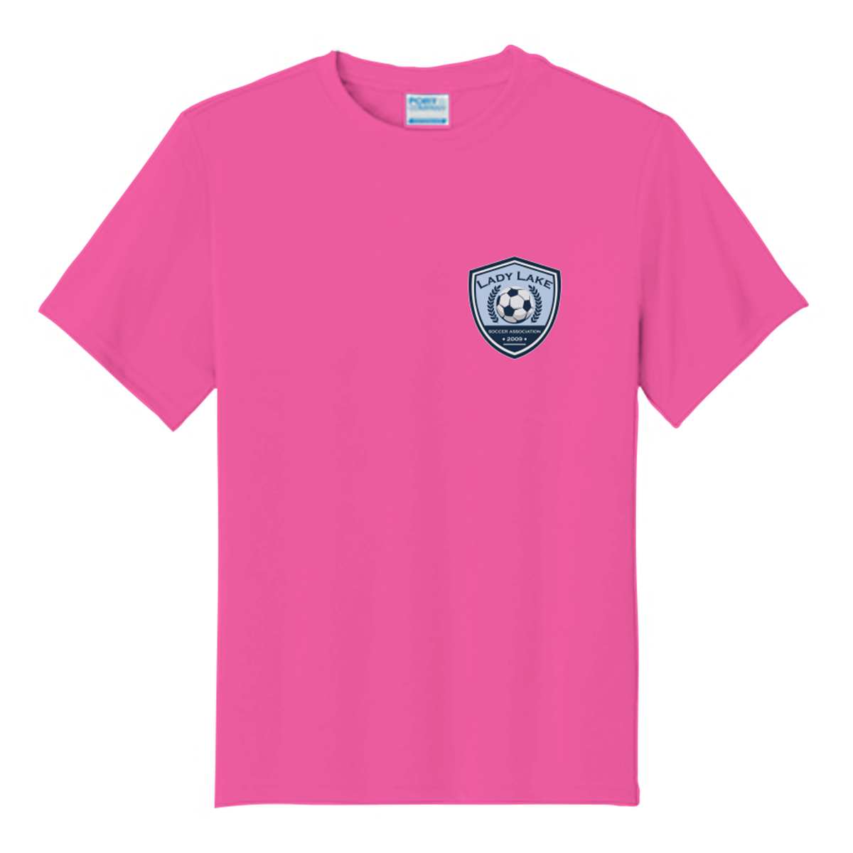 Youth Lady Lake Soccer Association Performance T-Shirt