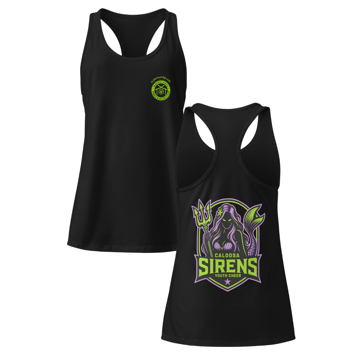 Women's Caloosa Sirens Next Level Racerback Tank Top