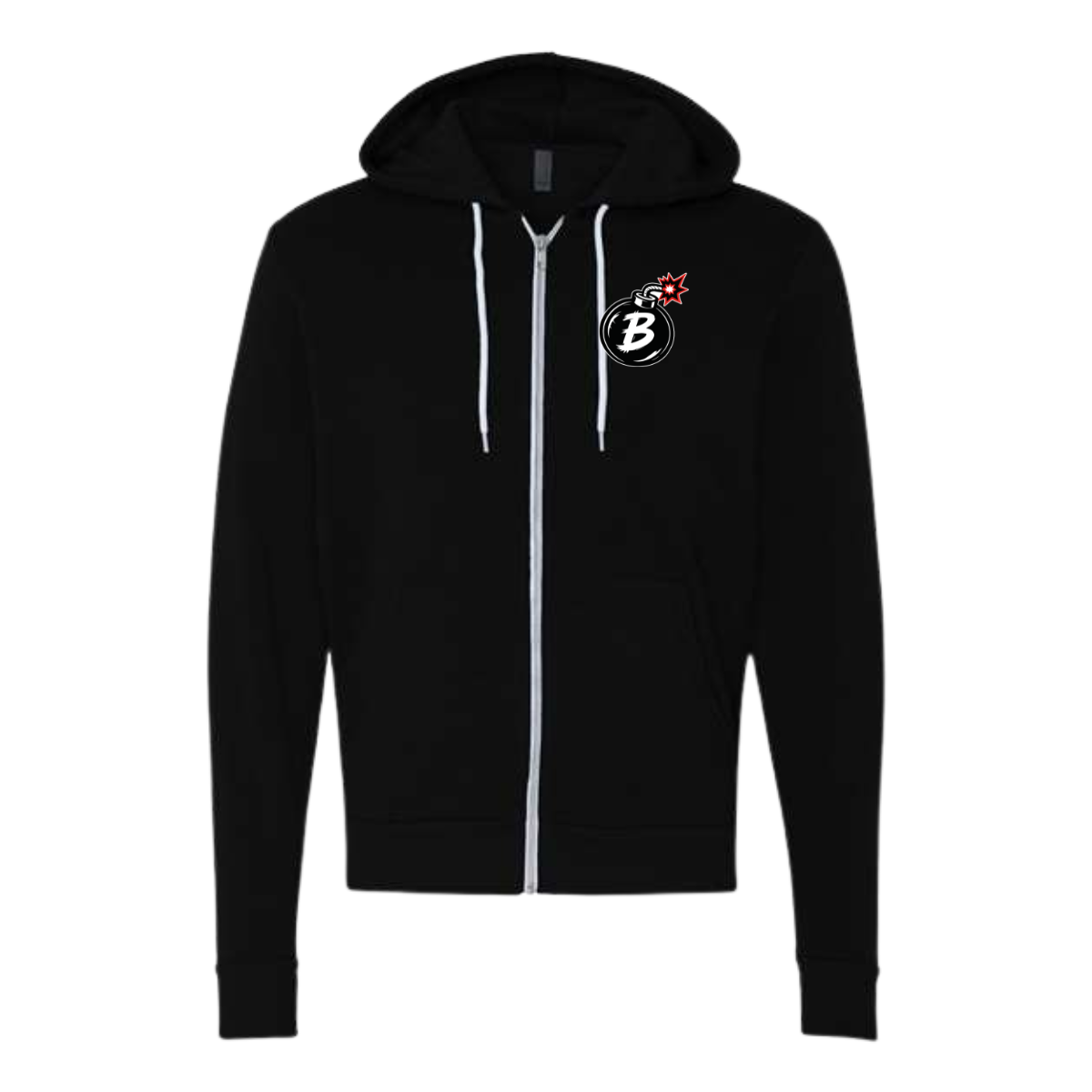 Adult Lowcountry Bomber Lacrosse Zip Hoodie