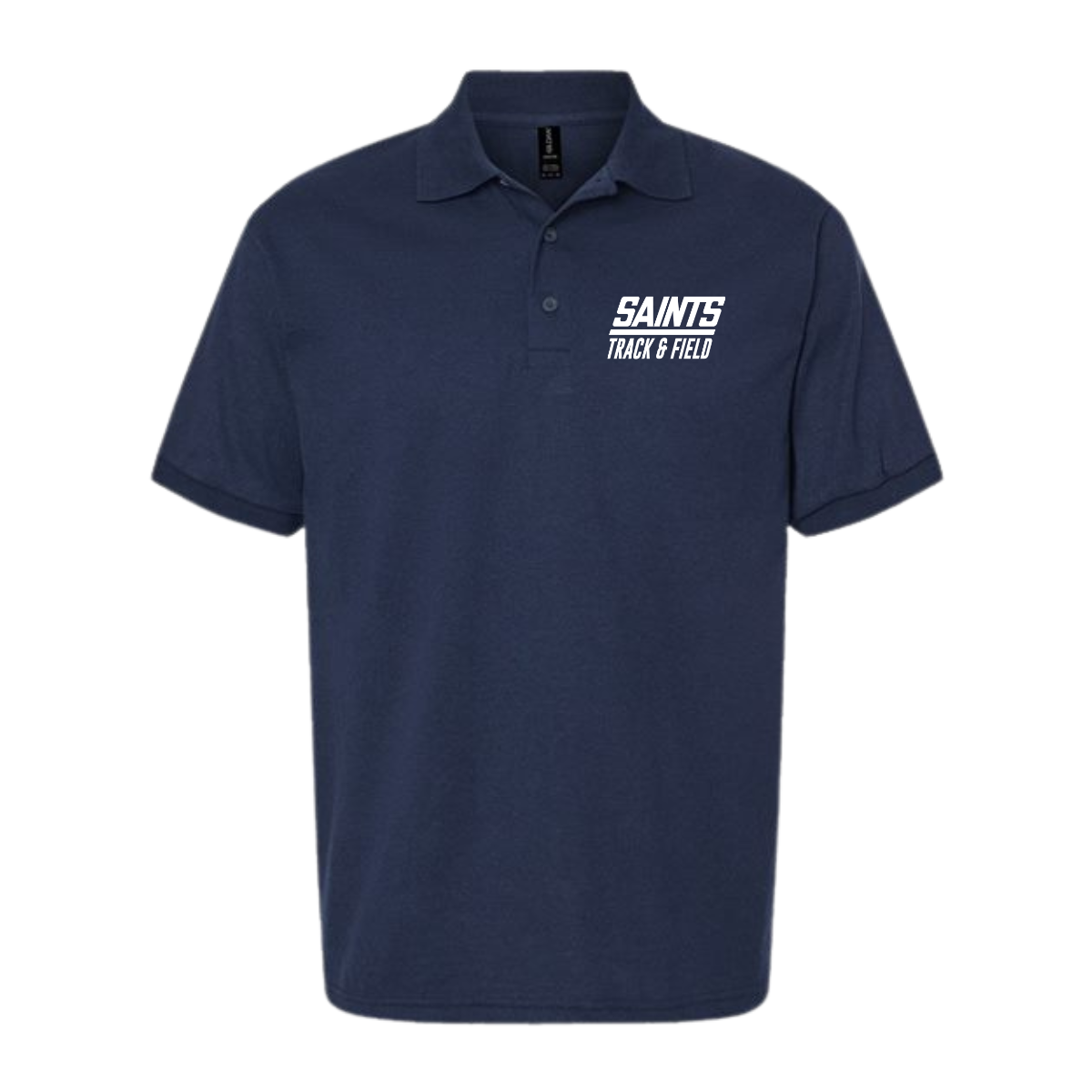 Adult Saints Track and Field Gildan Dryblend Polo