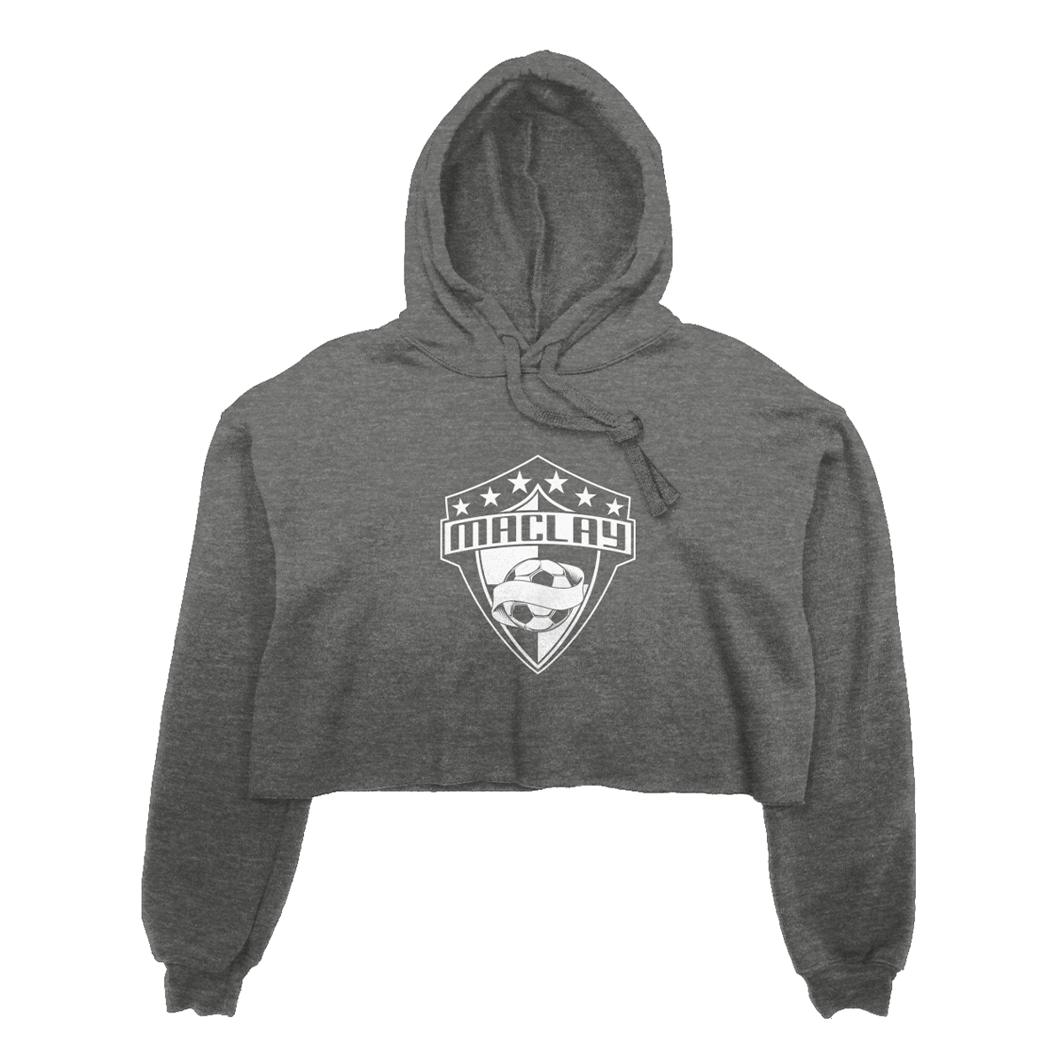 Women's Maclay Soccer Bella + Canvas Cropped Hoodie