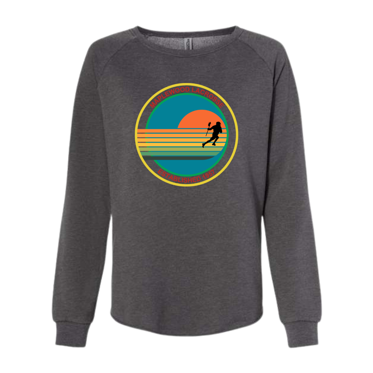 Women's Maplewood Lacrosse ITC Wave Wash Crewneck Sweatshirt